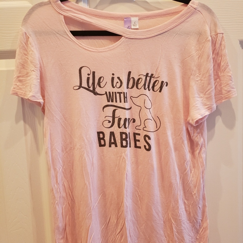 Puppy tee - L